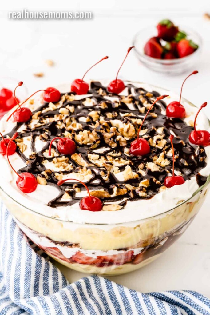Banana Split Trifle Real Housemoms
