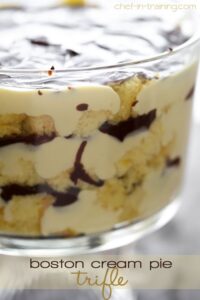 Boston Cream Pie Trifle Chef in Training