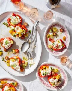 Caprese Stuffed Peppers The Kitchn
