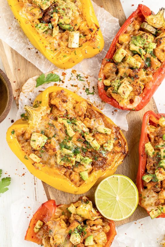 Chicken Fajita Stuffed Peppers Just is a Four Letter Word