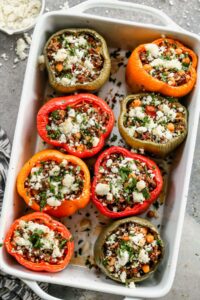 Greek Stuffed Peppers Well Plated