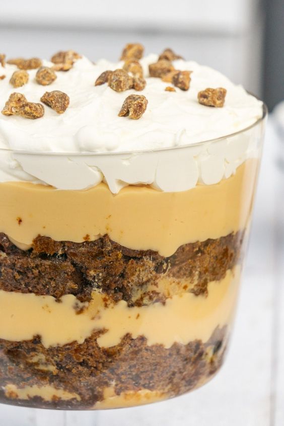 Sticky Toffee Trifle Scottish Scran