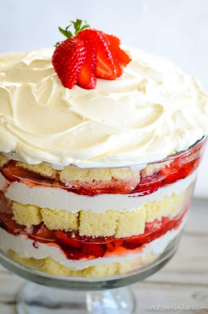 Strawberry Cheesecake Trifle Creations by Kara