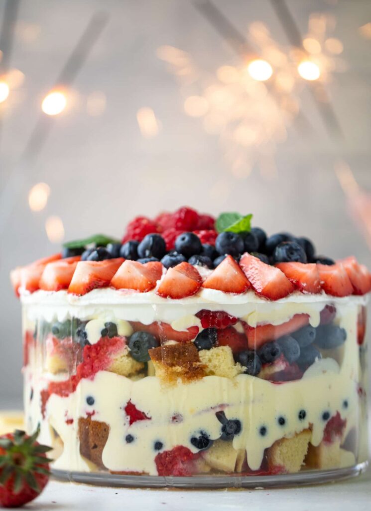 Triple Berry Trifle How Sweet Eats