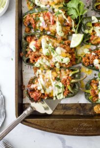 Turkey Stuffed Poblano Peppers Joyful Healthy Eats