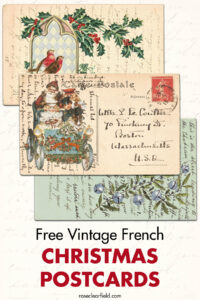 Free Vintage French Christmas Postcards